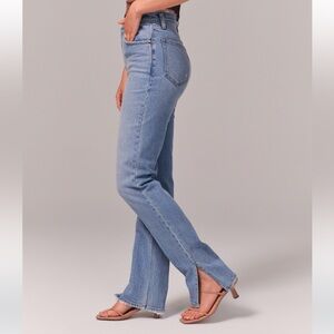 Abercrombie Ultra High Rise Straight Denim Size 25/0